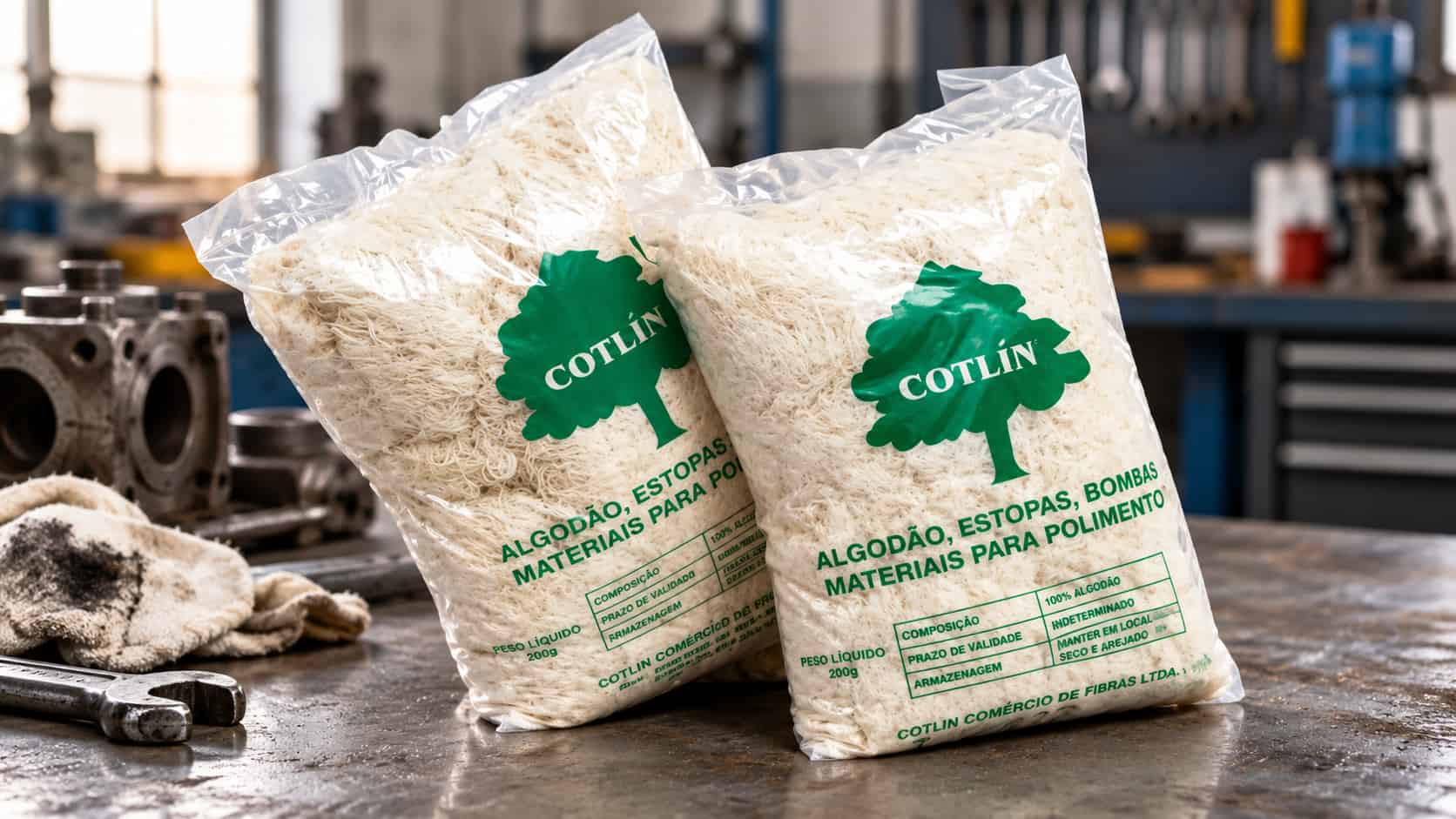 Estopa de algodão industrial: A solução mais eficiente para limpeza pesada