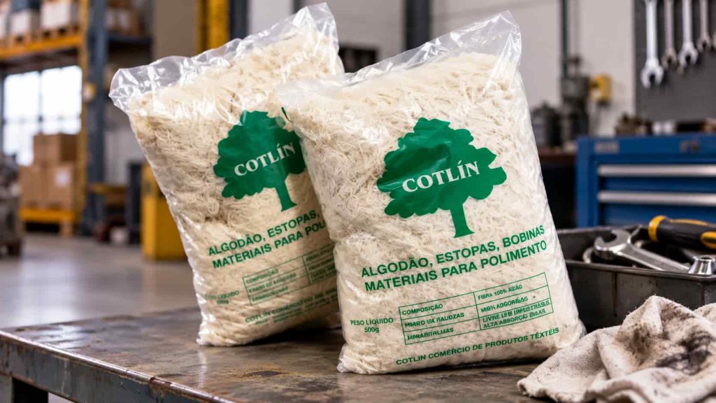 Estopa de algodão industrial: A solução mais eficiente para limpeza pesada